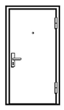 Тамбурная дверь 4-с